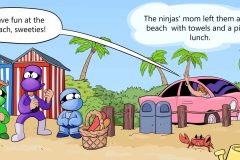 Ninjas at the Beach 2
