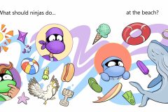 Ninjas at the Beach 3